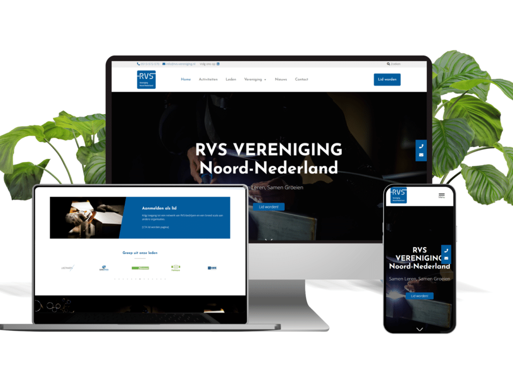 Nieuwe website - RVS vereniging